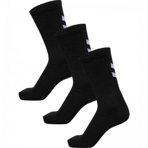 Basket Hummel 3-pack Chevrons Femme Noir | 852865-810