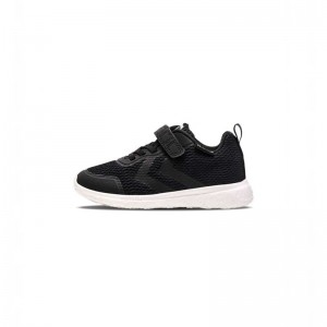 Basket Hummel Actus Tex Recycled Jr Enfant Noir | 138735-160
