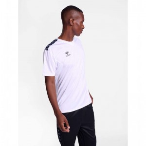 Basket Hummel Authentic Pl S/S Homme Blanche | 612560-178