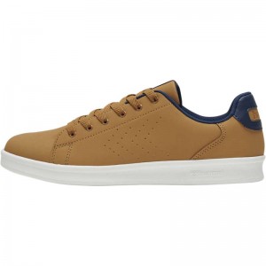 Basket Hummel Busan Synth. Nubuck Homme Marron | 775238-159