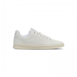 Basket Hummel Court Line Lzh Femme Blanche | 591499-995