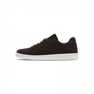 Basket Hummel Court Line Wt Femme Chocolat | 415105-256