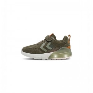 Basket Hummel Daylight Jr Enfant Vert Olive | 438367-700