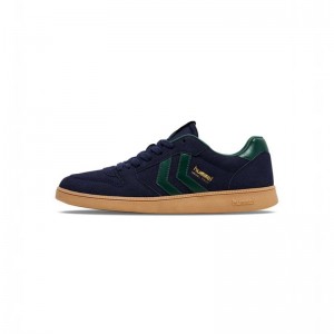 Basket Hummel Handball Perfekt Synth. Suede Homme Noir | 207254-764