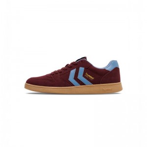 Basket Hummel Handball Perfekt Synth. Suede Homme Bordeaux | 172973-129