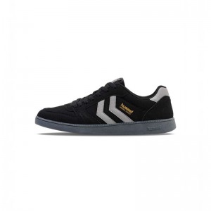Basket Hummel Handball Perfekt Synth. Suede Homme Noir | 694908-727