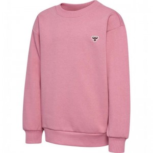 Basket Hummel Jr Loose Crewneck Bee Enfant Rose | 492696-441