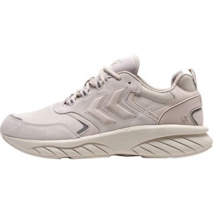 Basket Hummel Marathona Reach Lx Tonal Rib Homme Grise | 394146-691