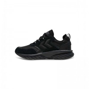 Basket Hummel Marathona Reach Lx Tonal Rib Homme Noir | 077324-181