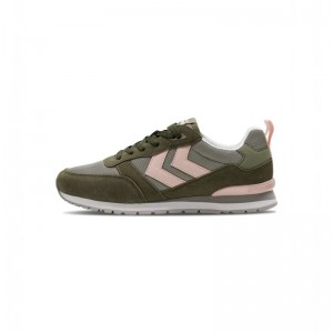 Basket Hummel Monaco 86 Homme Vert Olive | 703951-454