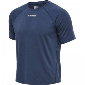 Basket Hummel Mt Laze Homme Bleu | 443117-647