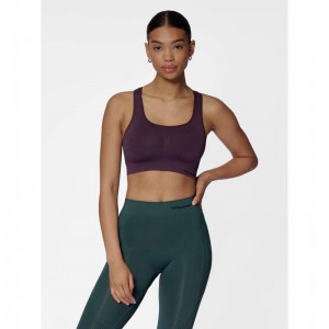 Basket Hummel Mt Shaping Seamless Top Femme Violette | 555382-922