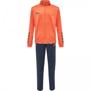 Basket Hummel Promo Poly Suit Enfant Orange | 866233-391