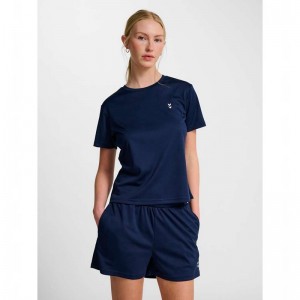 Basket Hummel Pulse Training W S/S Femme Bleu Marine | 388069-541