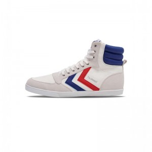 Basket Hummel Slimmer Stadil High Femme Blanche | 419477-929
