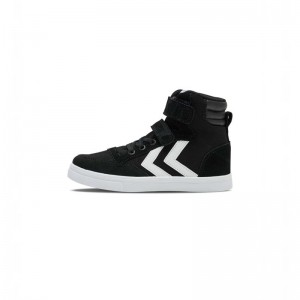 Basket Hummel Slimmer Stadil High Jr Enfant Noir | 039566-620
