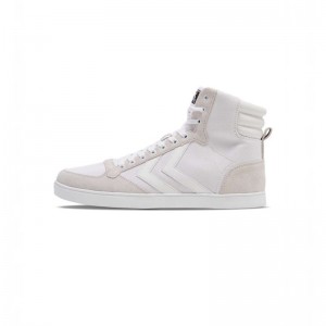 Basket Hummel Slimmer Stadil Tonal High Homme Blanche | 178953-352