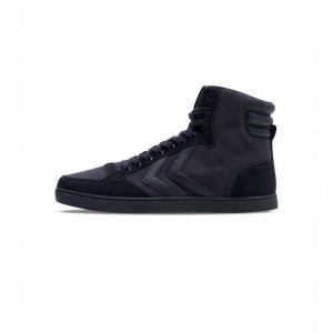 Basket Hummel Slimmer Stadil Tonal High Femme Bleu Marine | 742902-577