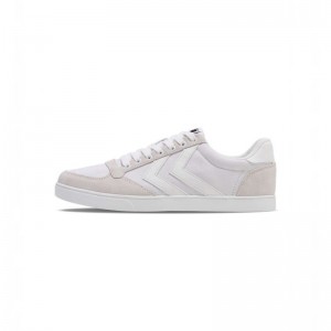 Basket Hummel Slimmer Stadil Tonal Low Homme Blanche | 056908-312