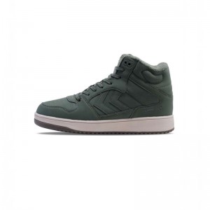 Basket Hummel St. Power Play Mid Tex Homme Vert | 215712-835