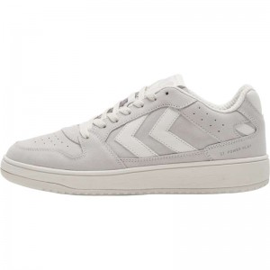Basket Hummel St. Power Play Suede Homme Grise | 952563-323