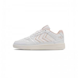 Basket Hummel St Power Play Wm2 Femme Blanche | 223276-347