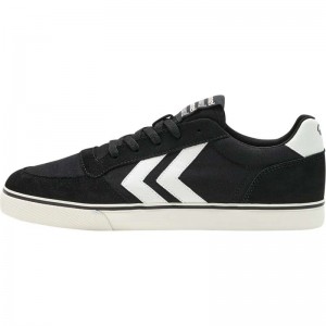 Basket Hummel Stadil Lx-e Canvas Homme Noir | 409023-130