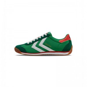 Basket Hummel Stadion Nylon Femme Vert | 797998-588