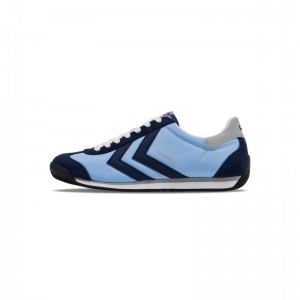 Basket Hummel Stadion Nylon Homme Bleu | 031886-476