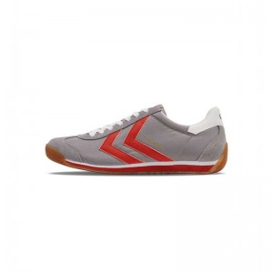 Basket Hummel Stadion Nylon Homme Grise | 001714-494