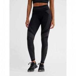 Basket Hummel Unity Seamless Mid Waist Femme Noir | 151220-418