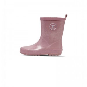 Bottes En Caoutchouc Hummel Glitter Jr Enfant Rose | 273421-609