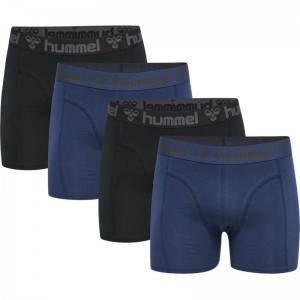 Boxer Hummel Marston 4-pack Homme Noir | 540141-898
