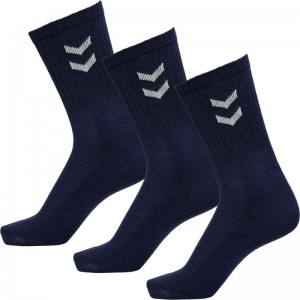 Chaussette Hummel 3-pack Basic Homme Bleu Marine | 351288-382