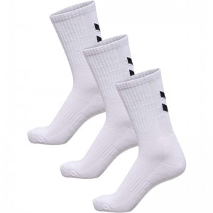 Chaussette Hummel 3-pack Chevrons Femme Blanche | 615766-891