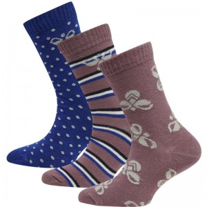 Chaussette Hummel Alfie 3-pack Enfant Rose | 263746-997