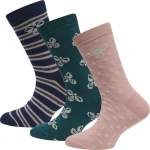 Chaussette Hummel Alfie 3-pack Enfant Rose | 526401-199