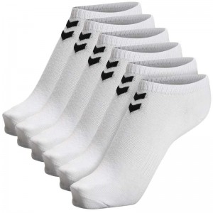 Chaussette Hummel Chevron 6-pack Ankle Femme Blanche | 298745-278