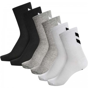 Chaussette Hummel Chevron 6-pack Femme Blanche | 433830-791