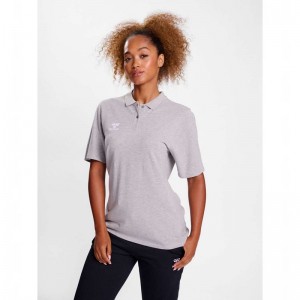 Chaussette Hummel Go 2.0 Polo Femme Grise | 651912-741