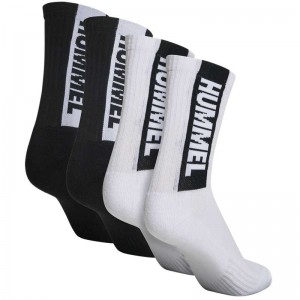 Chaussette Hummel Legacy Core 4-packs Mix Homme Blanche | 546442-194