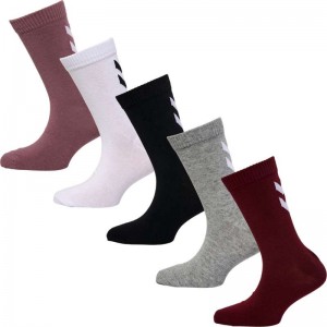 Chaussette Hummel Make My Day 5-pack Enfant Rose | 419443-899
