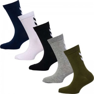 Chaussette Hummel Make My Day 5-pack Enfant Vert Olive | 708577-990