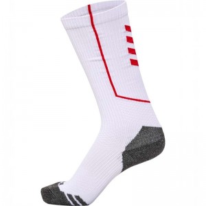 Chaussette Hummel Pro Trainings High Homme Blanche | 610778-910