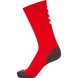 Chaussette Hummel Pro Trainings High Homme Rouge | 306002-803