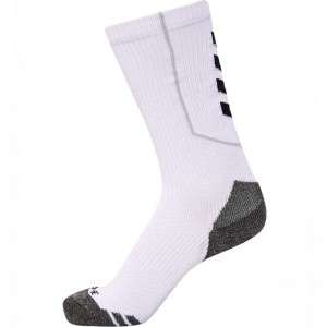 Chaussette Hummel Pro Trainings Low Homme Blanche | 403312-334