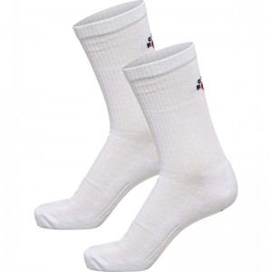 Chaussette Hummel Roligan 2-pack Femme Blanche | 747245-163