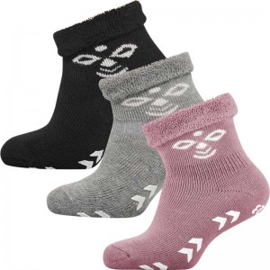 Chaussette Hummel Snubbie 3 Pk Enfant Grise | 399718-187