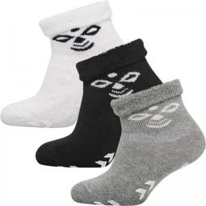 Chaussette Hummel Snubbie 3 Pk Enfant Noir | 760732-655