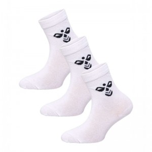 Chaussette Hummel Sutton 3-pack Enfant Blanche | 225162-227